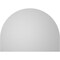 Ekena Millwork Round Top Surface Mount PVC Gable Vent: Non-Functional, w/ 3-1/2"W x 1"P Standard Frame, 22"W x 16"H GVPRT22X1601SN - alternate 2